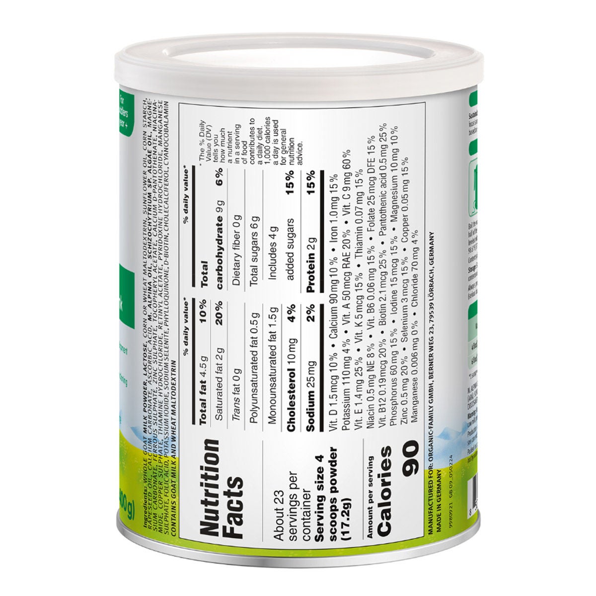 미국직구 Holle Goat 417ml / Holle Goat Milk, Toddler Drink, 6 - 417ml Tins 4