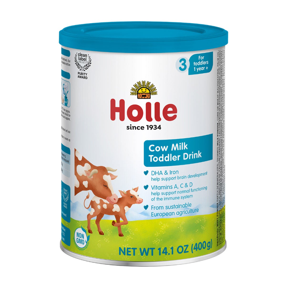 미국직구 Holle Cow 417ml / Holle Cow Milk, Toddler Drink, 6 - 417ml Tins 2
