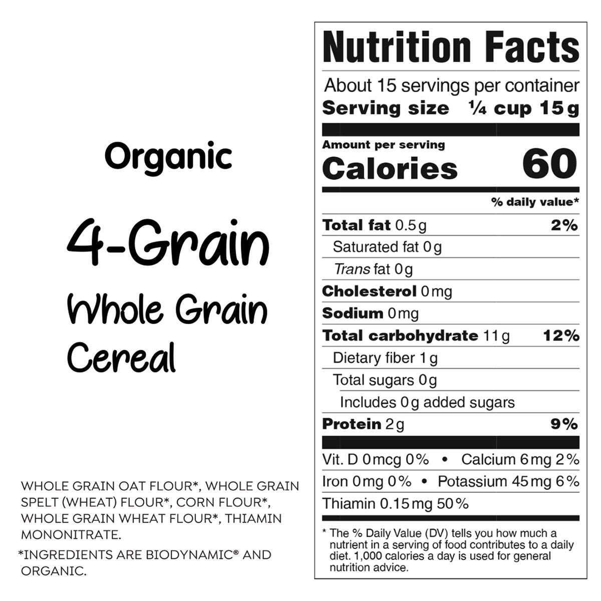 미국직구 Holle 227g / Holle Organic Whole Grain Cereal Bundle, Oat & 4-Grain Variety Pack, 1 4