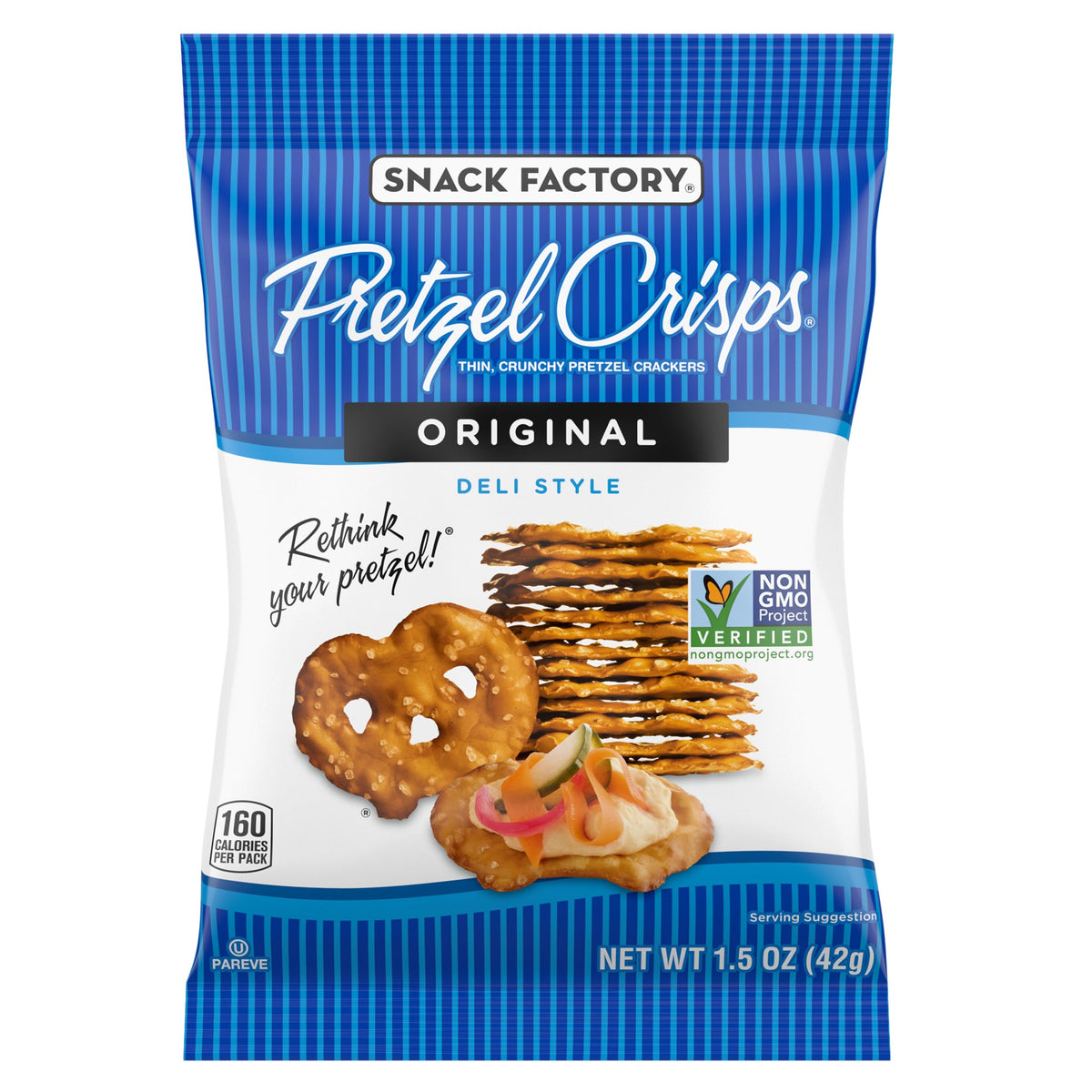 미국직구 Snack Factory Pretzel Crisps, Variety Pack, 1.5 oz, 24 ct