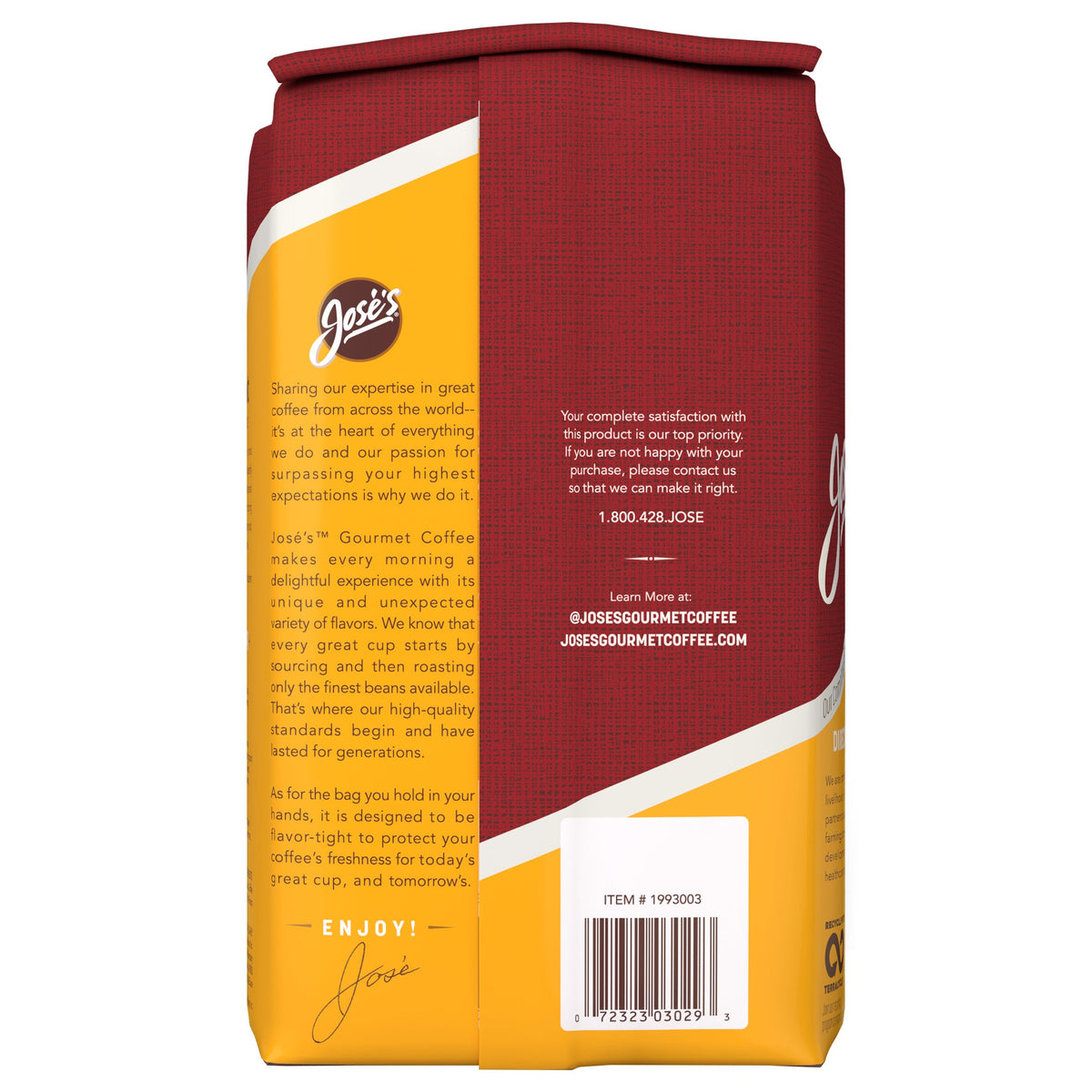 미국직구 닐라 Jose's Gourmet Coffee, Va Nut, Medium Roast, 2.5 lbs