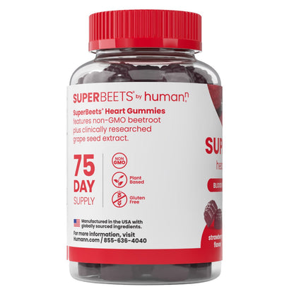 미국직구 영양제 SuperBeets Heart Gummies, Strawberry, 150ct