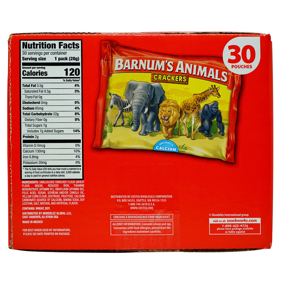 미국직구 BARNUM'S Animal Crackers, 1 oz, 30 ct