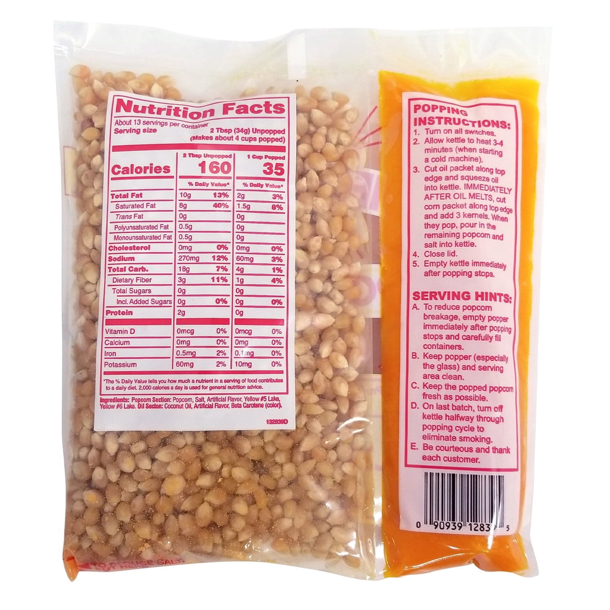 미국직구 Gold Medal Mega 340g 24팩 / Gold Medal Mega Pop Popcorn Kits, 340g kit, 24 ct. 2