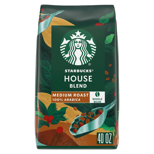 미국직구 Starbucks House Blend 커피 1.1kg / Starbucks House Blend Medium Roast Whole Bean Coffee, 1.1kg 1