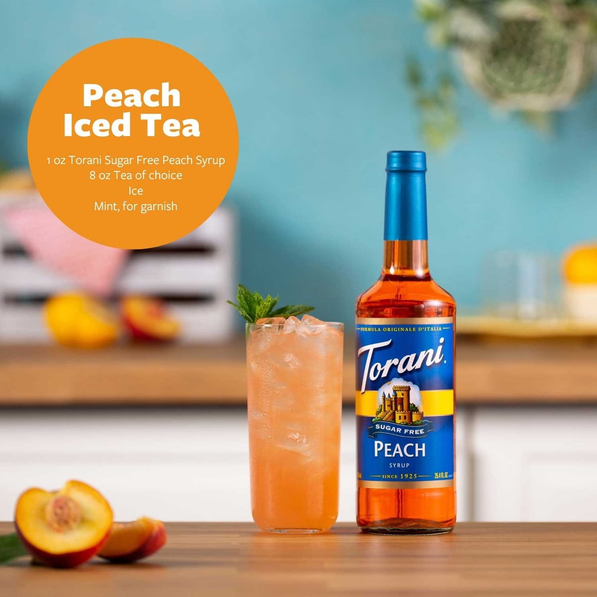 미국직구 Torani Sugar-Free Peach 751ml / Torani Sugar-Free Peach Syrup, 751ml 4