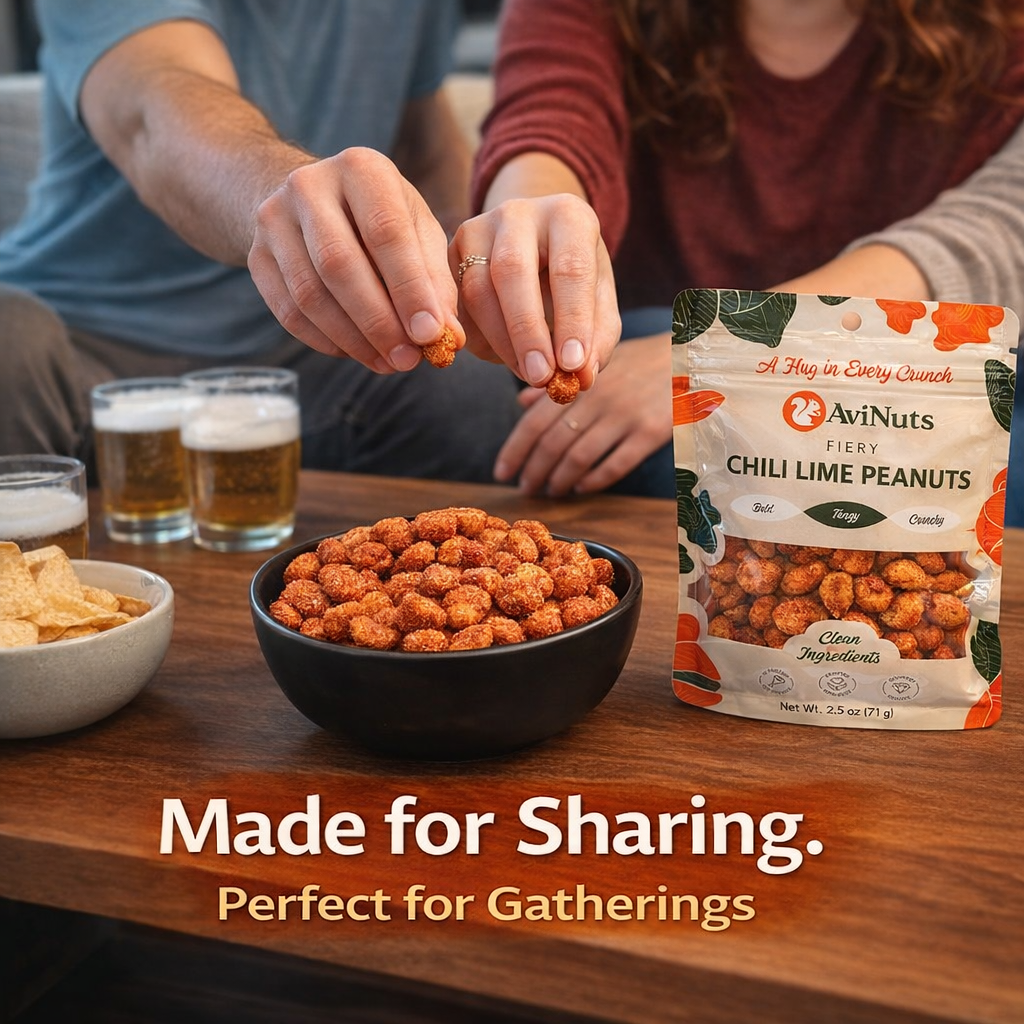 미국직구 Chili Lime Peanuts 견과 71g 2팩 / Chili Lime Peanuts, Spicy Roasted Peanut Snack Pack, O 3