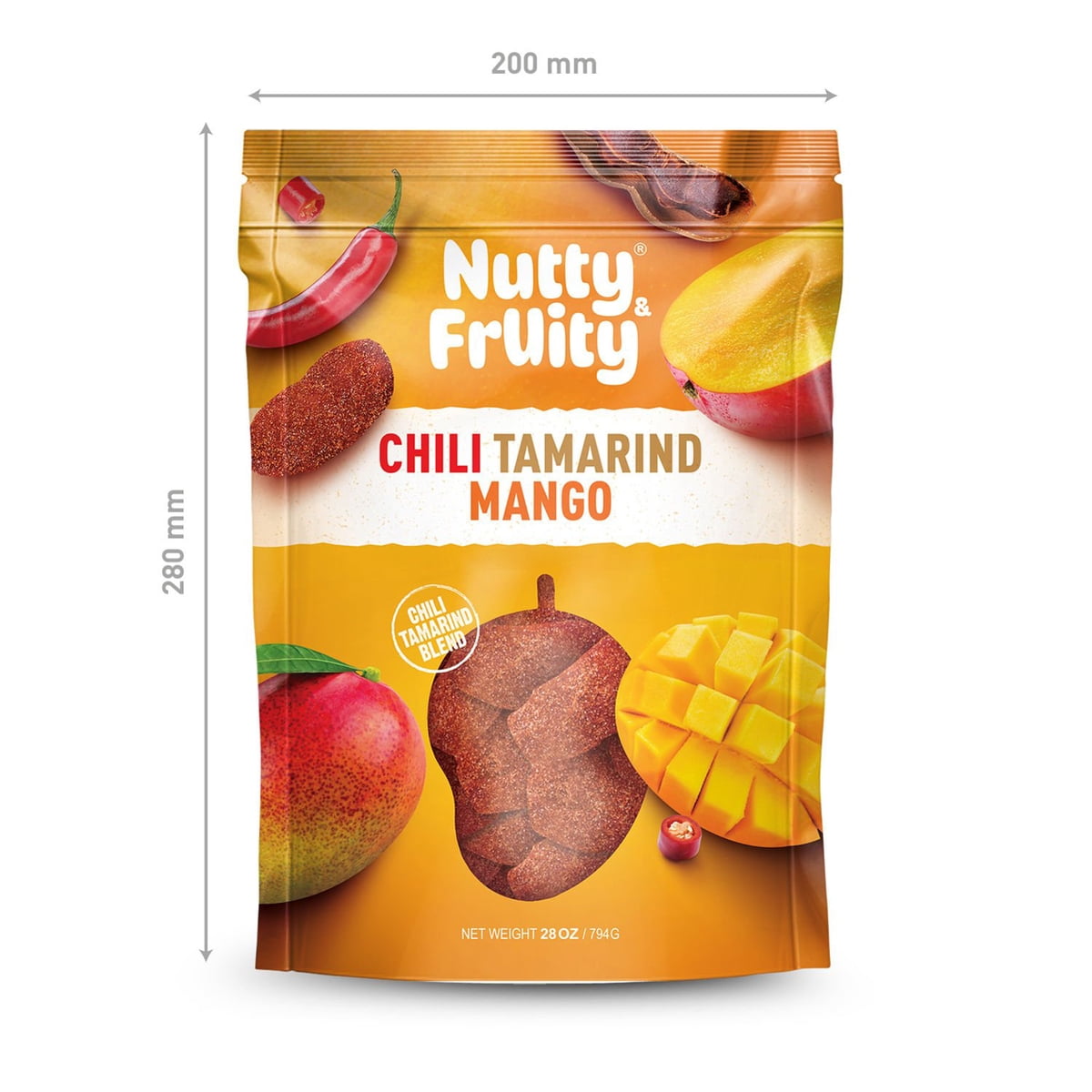 미국직구 Nutty & Fruity 794g / Nutty & Fruity Chili Tamarind Mango, 794g 3
