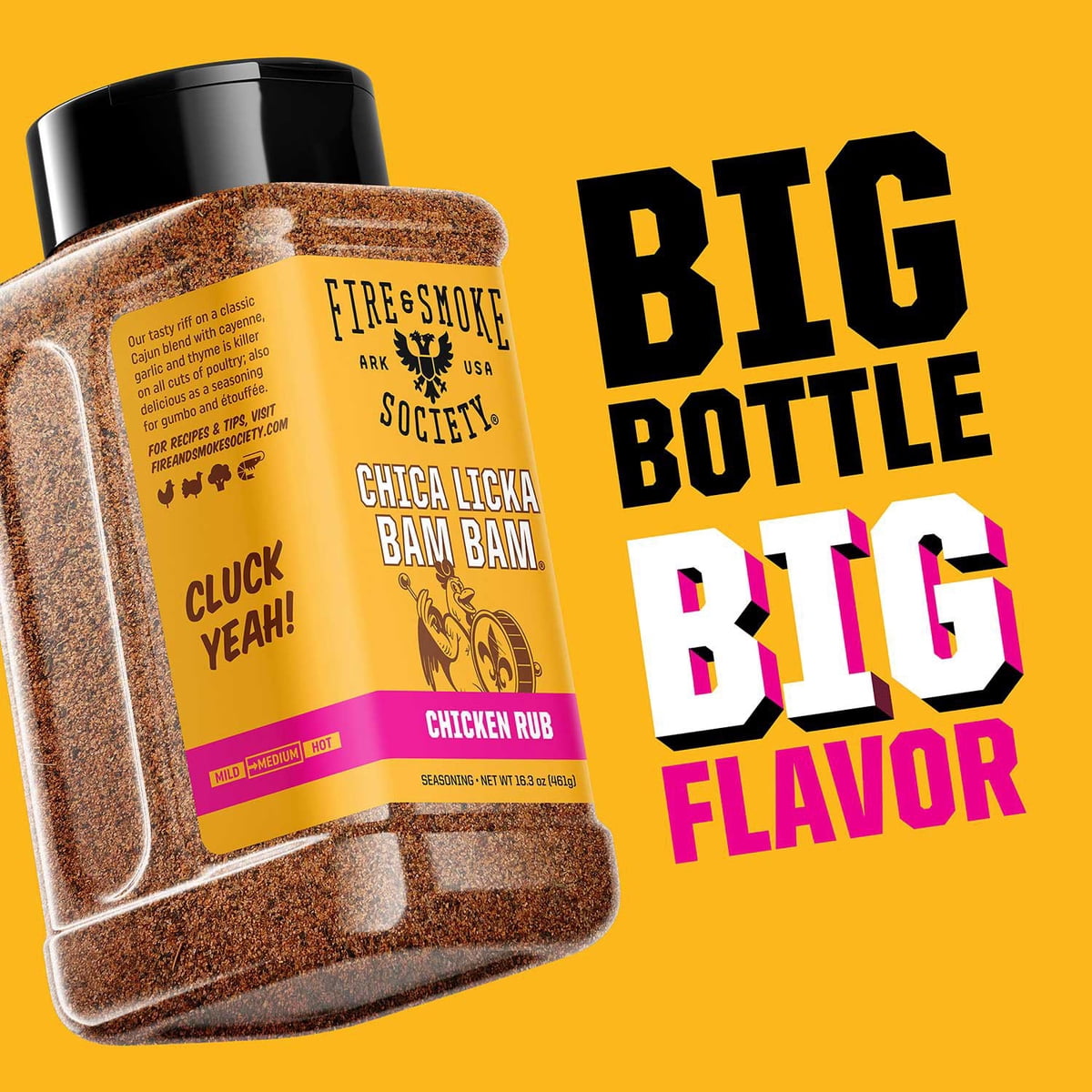미국직구 Fire & Smoke 462g / Fire & Smoke Society Chica Licka Bam Bam BBQ Seasoning, Chicken R 3