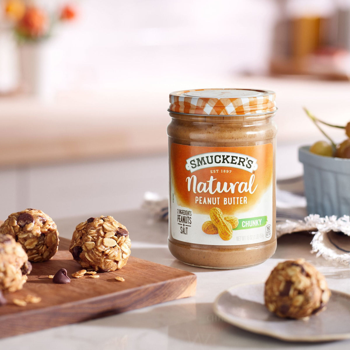미국직구 Smucker’s Natural Chunky Peanut Butter, 26 oz Jar