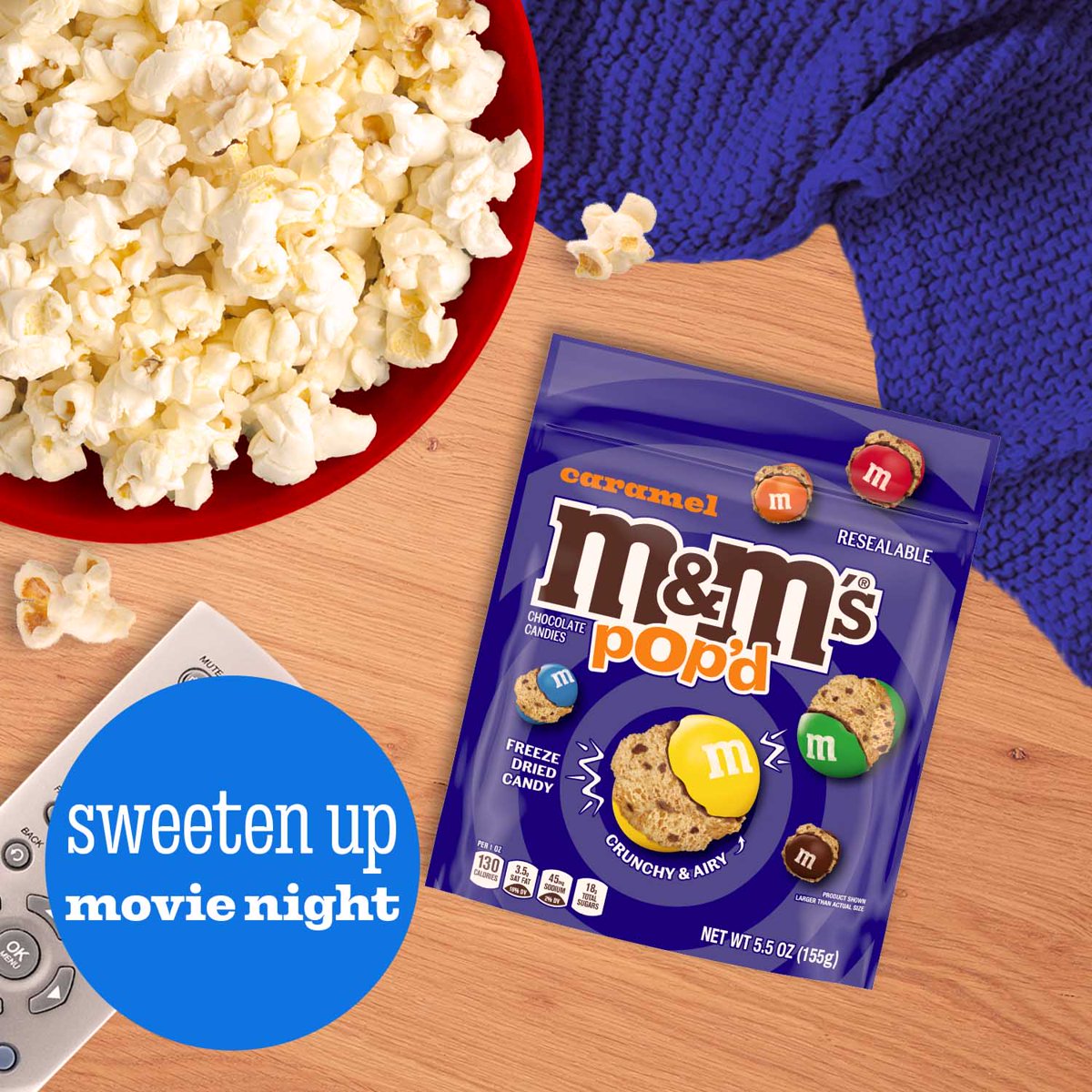 미국직구 M&M's Pop'd Caramel 초콜릿 156g 2팩 / M&M's Pop'd Caramel Chocolate Crunchy Candy - 156g  4