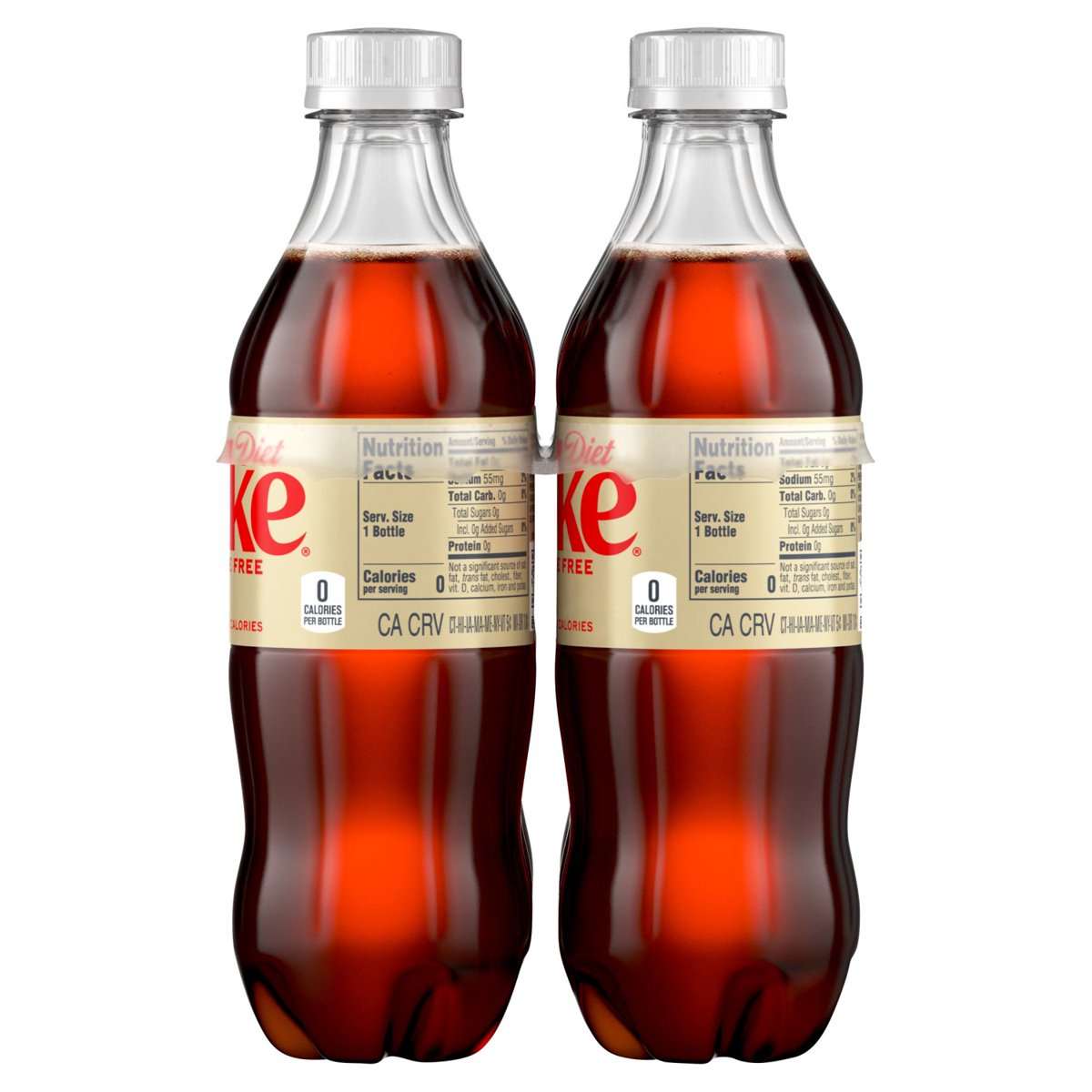 미국직구 2 Pack 500ml 2팩 / 2 Pack - Coke Soda Diet Caffeine Free - 6-500ml Package May Vary x2 4