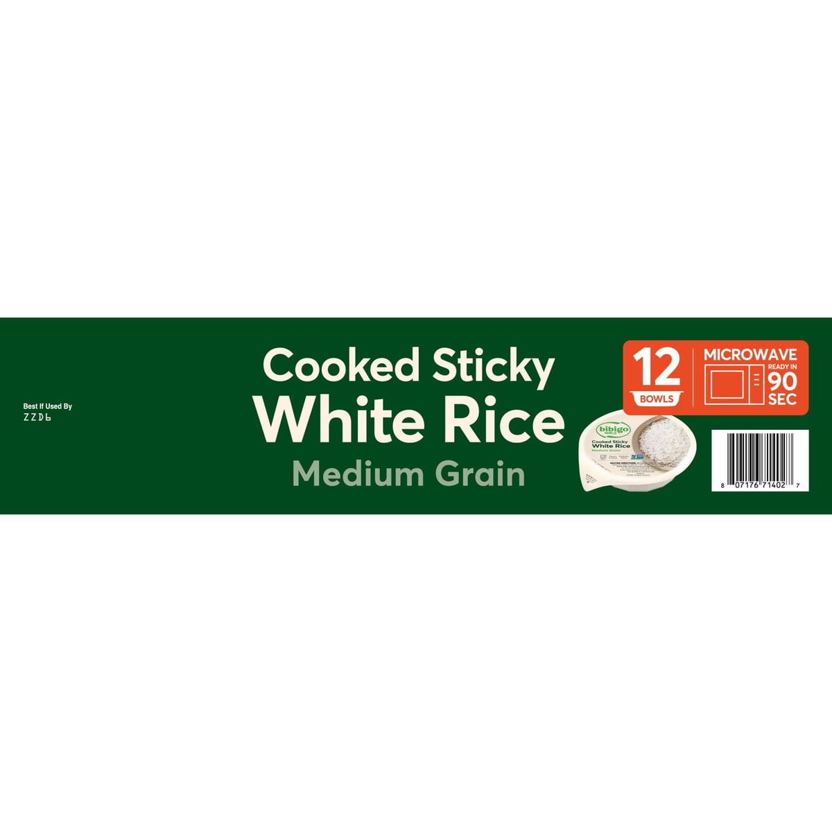 미국직구 Bibigo Cooked Sticky 2.5kg / Bibigo Cooked Sticky White Rice, 2.5kg, 12 PK 6
