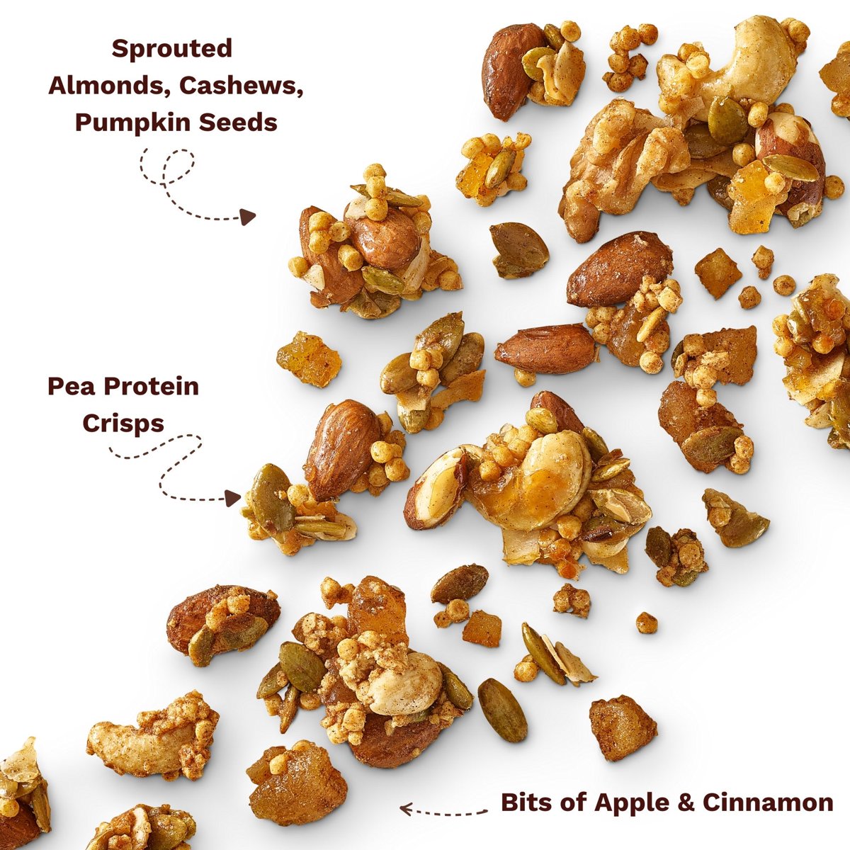 미국직구 Purely Sprouted Apple 견과 34g 6팩 / Purely Sprouted Apple Cinnamon Sprouted Nut & Seed  3
