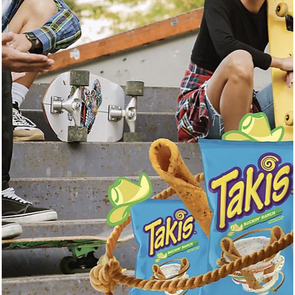 미국직구 2 - Takis 281g 2팩 / 2 - Takis Buckin' Ranch Non-Spicy Rolled Tortilla Chips, 281g Bag 5