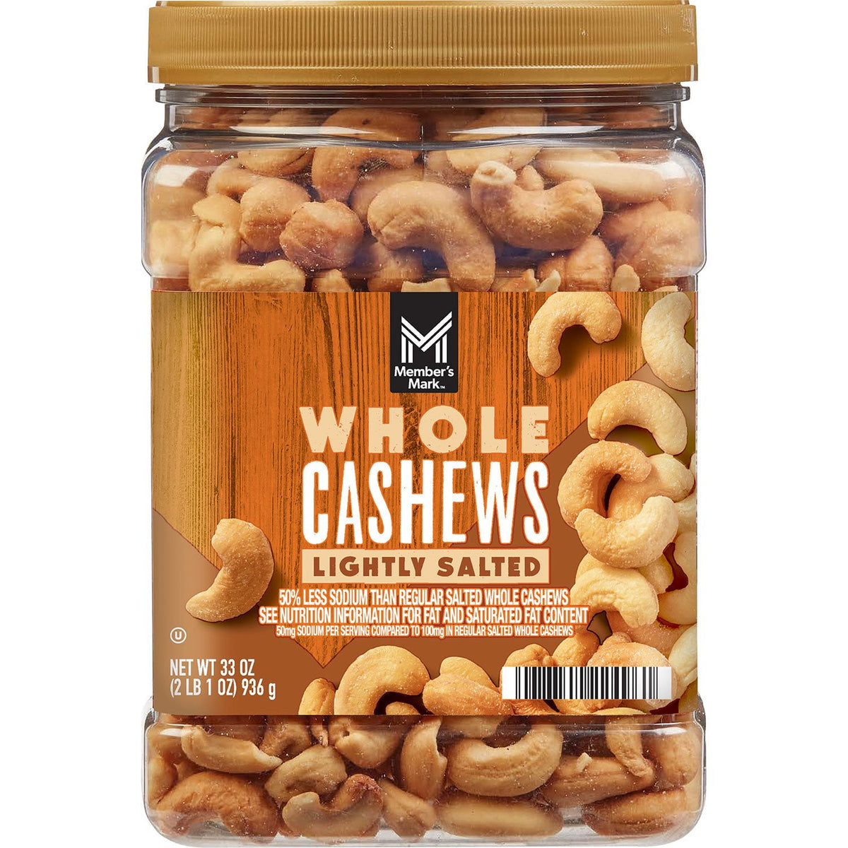 미국직구 멤버스마크 견과 936g / Member's Mark Lightly Salted Whole Cashews, 936g 1