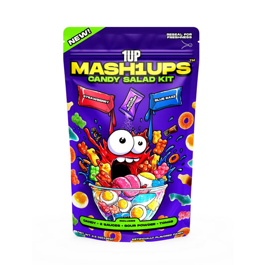 미국직구 1UP MASH1UPS CANDYSALAD 캔디 147g 2팩 / 1UP_MASH1UPS_CANDYSALAD__SUP_147g, 2 Pack Bundle 1