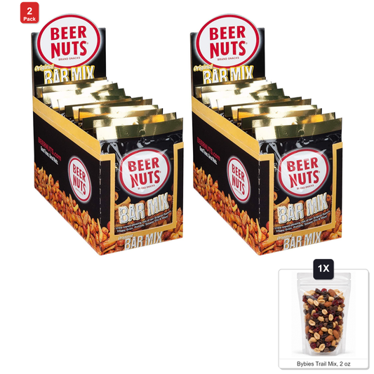 미국직구 2 Pack Beer 견과 54g 2팩 / 2 Pack | Beer Nuts Original Bar Mix with Pretzels, Cheese Sticks, Sesa 1
