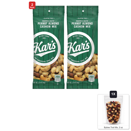 미국직구 2 Pack Kar's 견과 50g 2팩 / 2 Pack | Kar's Nuts Peanut Almond Cashew Mixed Nuts, 72 Bags x 50g Eac 1