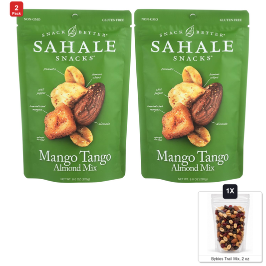 미국직구 2 Pack Sahale 견과 227g 2팩 / 2 Pack | Sahale Snacks Mango Tango Almond Fruit and Nut Mix, 4 Bags  1