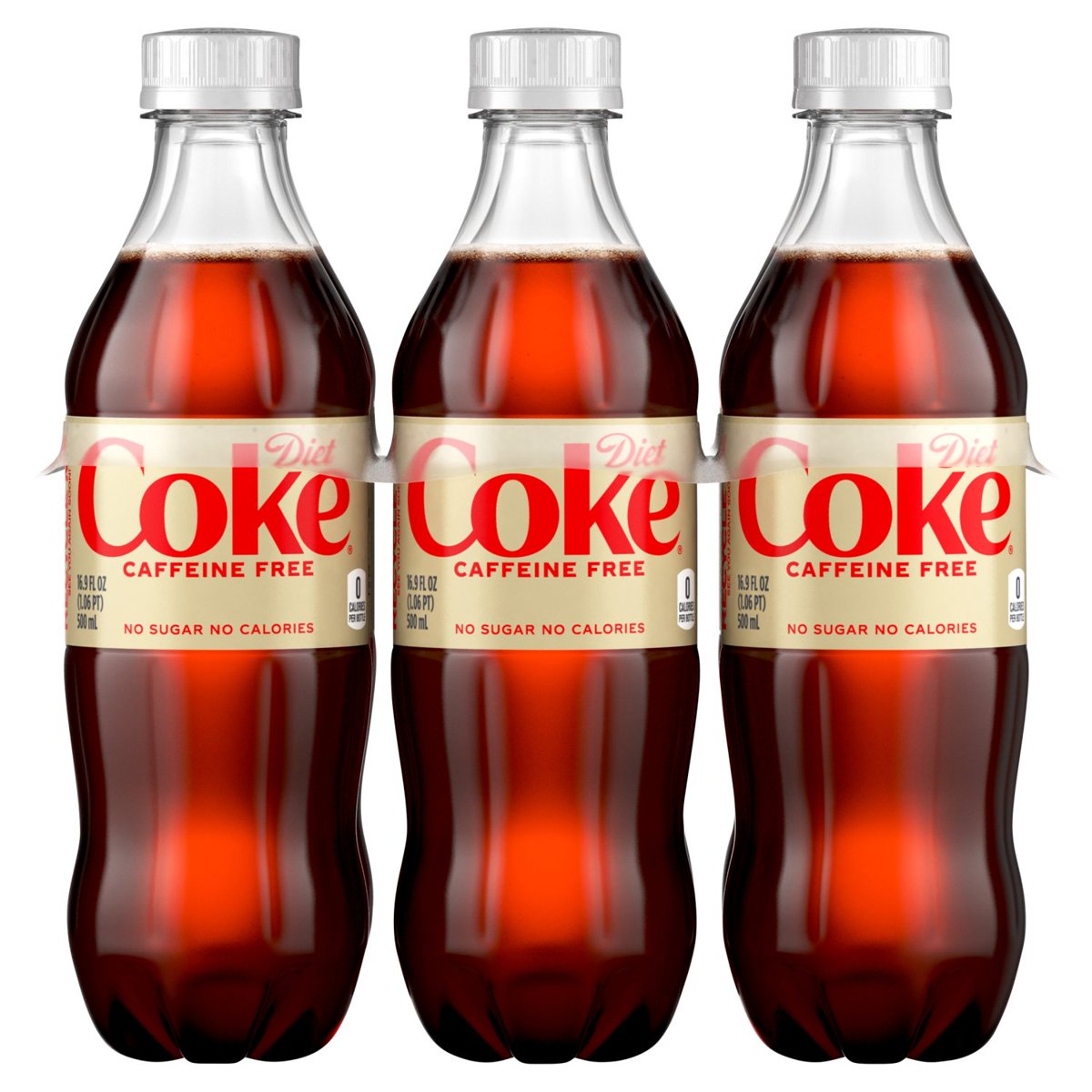 미국직구 2 Pack 500ml 2팩 / 2 Pack - Coke Soda Diet Caffeine Free - 6-500ml Package May Vary x2 Bu 1