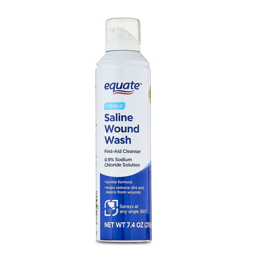 미국직구 219ml 2팩 / (2 pack) Equate Sterile Saline Wound Wash Spray, First-Aid Cleanser, 2 1