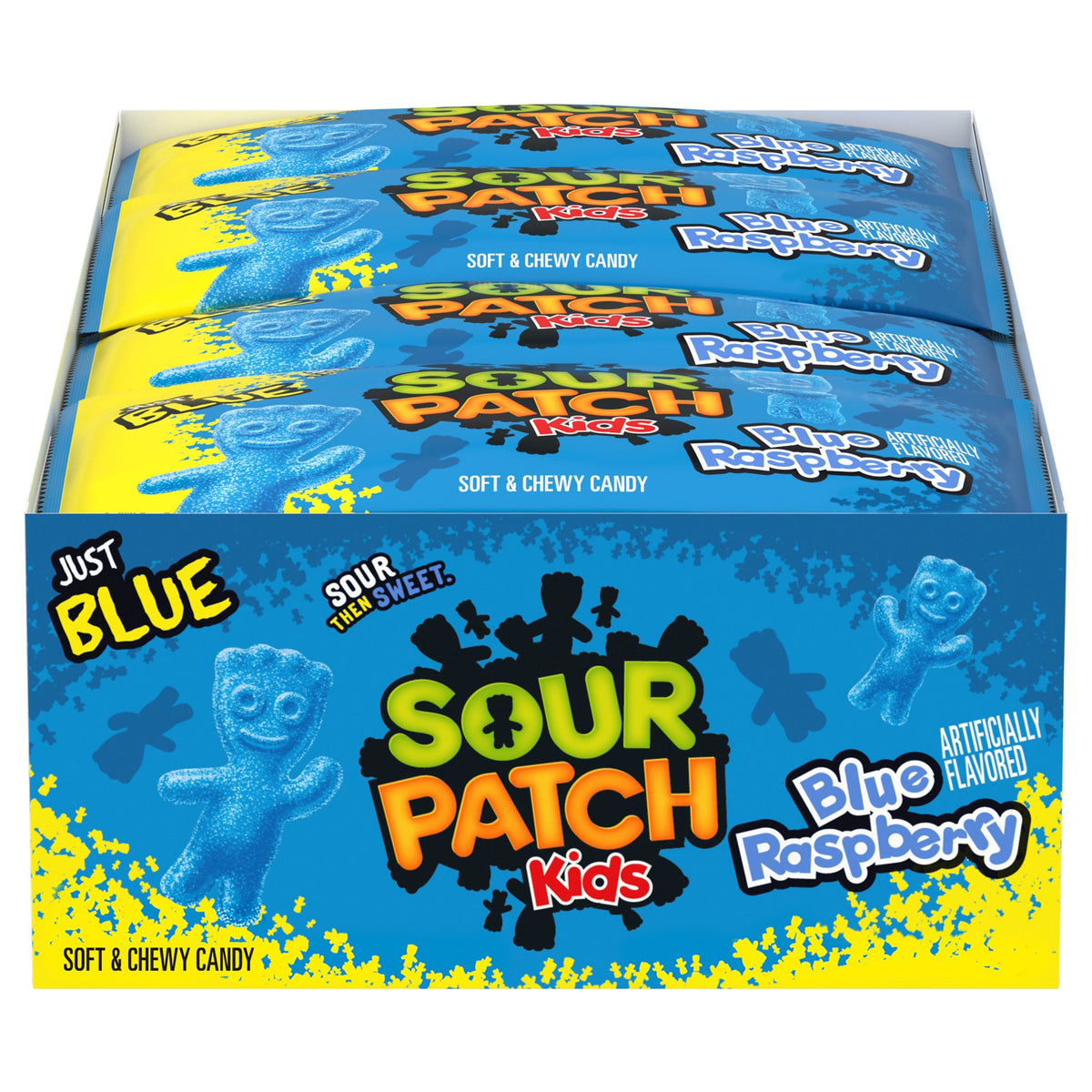 미국직구 사워패치 KIDS Soft & Chewy Candy, Blue Raspberry, 2 oz, 24 ct