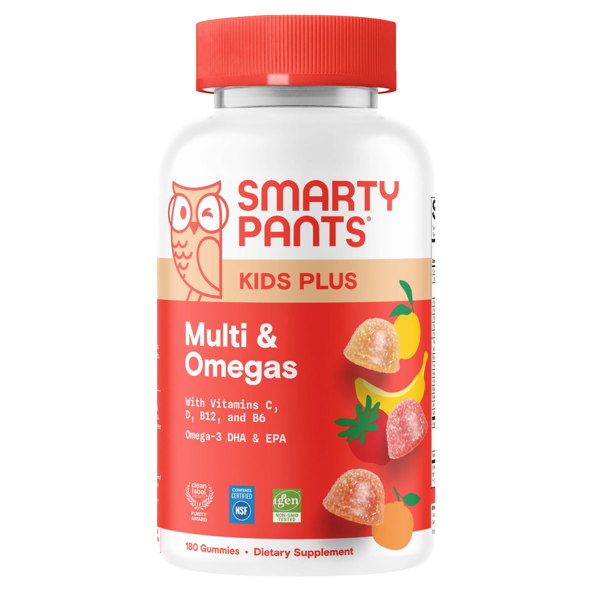 미국직구 스마티팬츠 종합비타민 SmartyPants Kids Plus Multivitamin & Omegas, 180 Gummies
