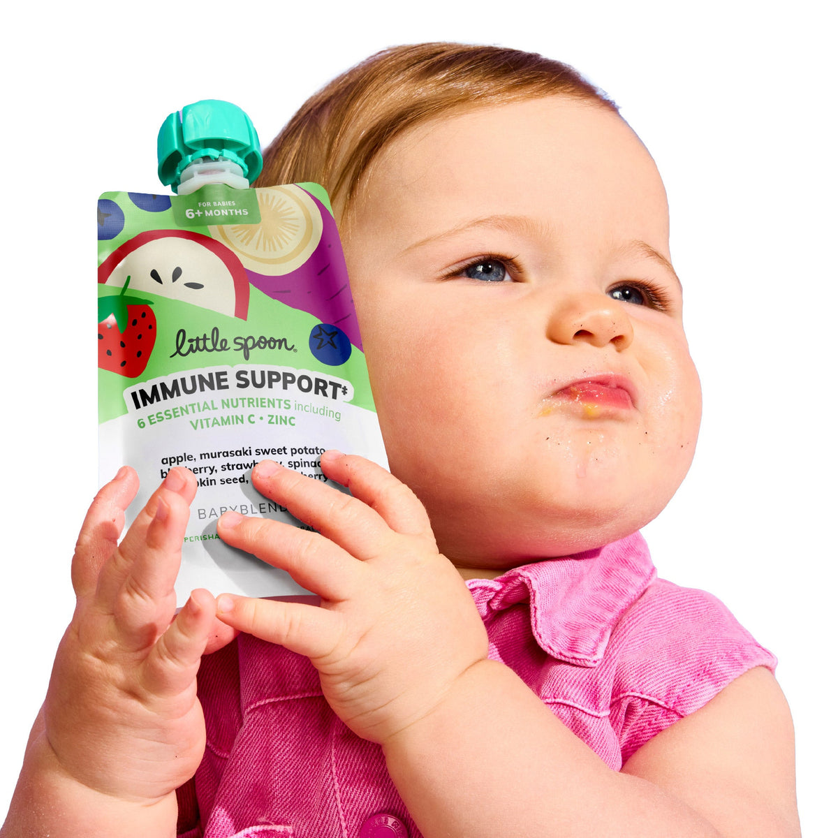미국직구 Little Spoon Baby 99g 35팩 / Little Spoon Baby Organic Babyblends+ Functional Pouches, 4