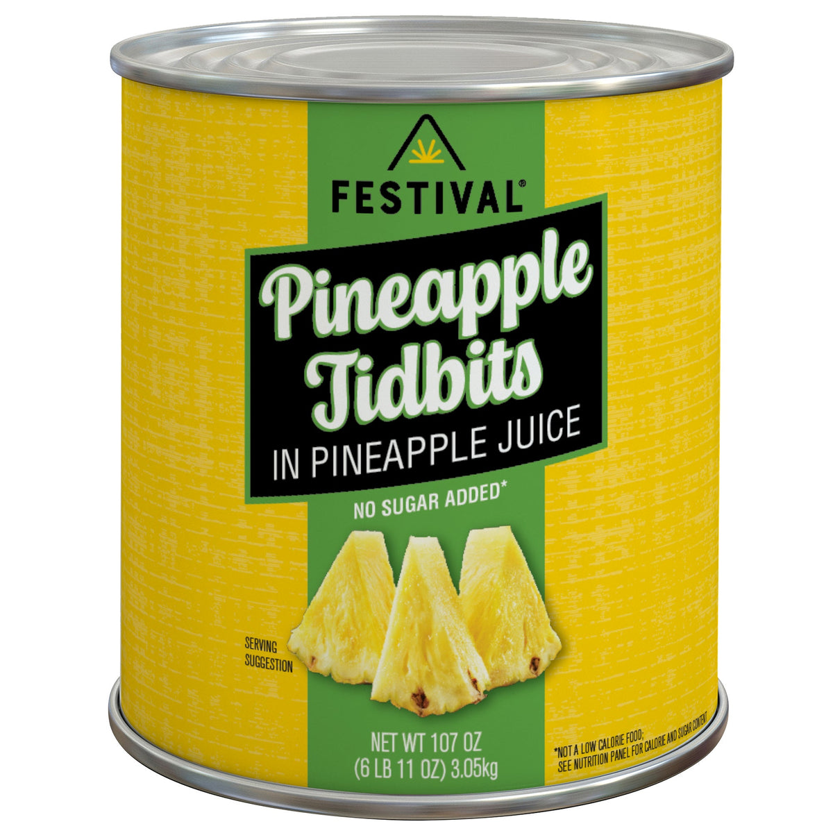 미국직구 Festival Pineapple Tidbits in Pineapple Juice, #10 can, 107 oz