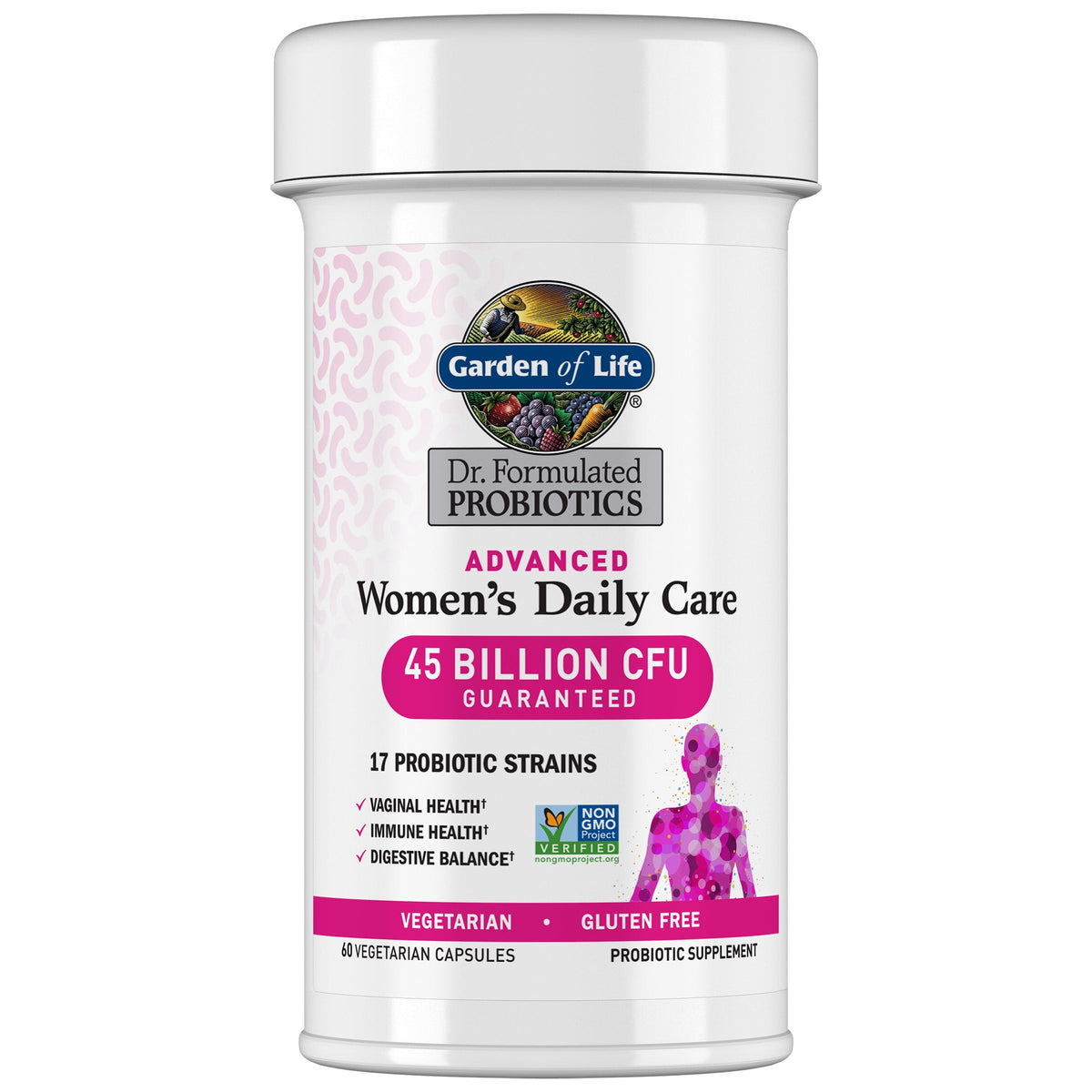 미국직구 가든오브라이프 유산균 Garden of Life Advanced Women's Daily Care Probiotic, 60 Capsules