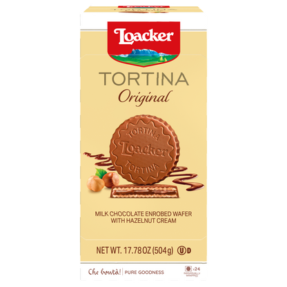 미국직구 Loacker Tortina Wafers, Original, 0.74 oz, 24 ct