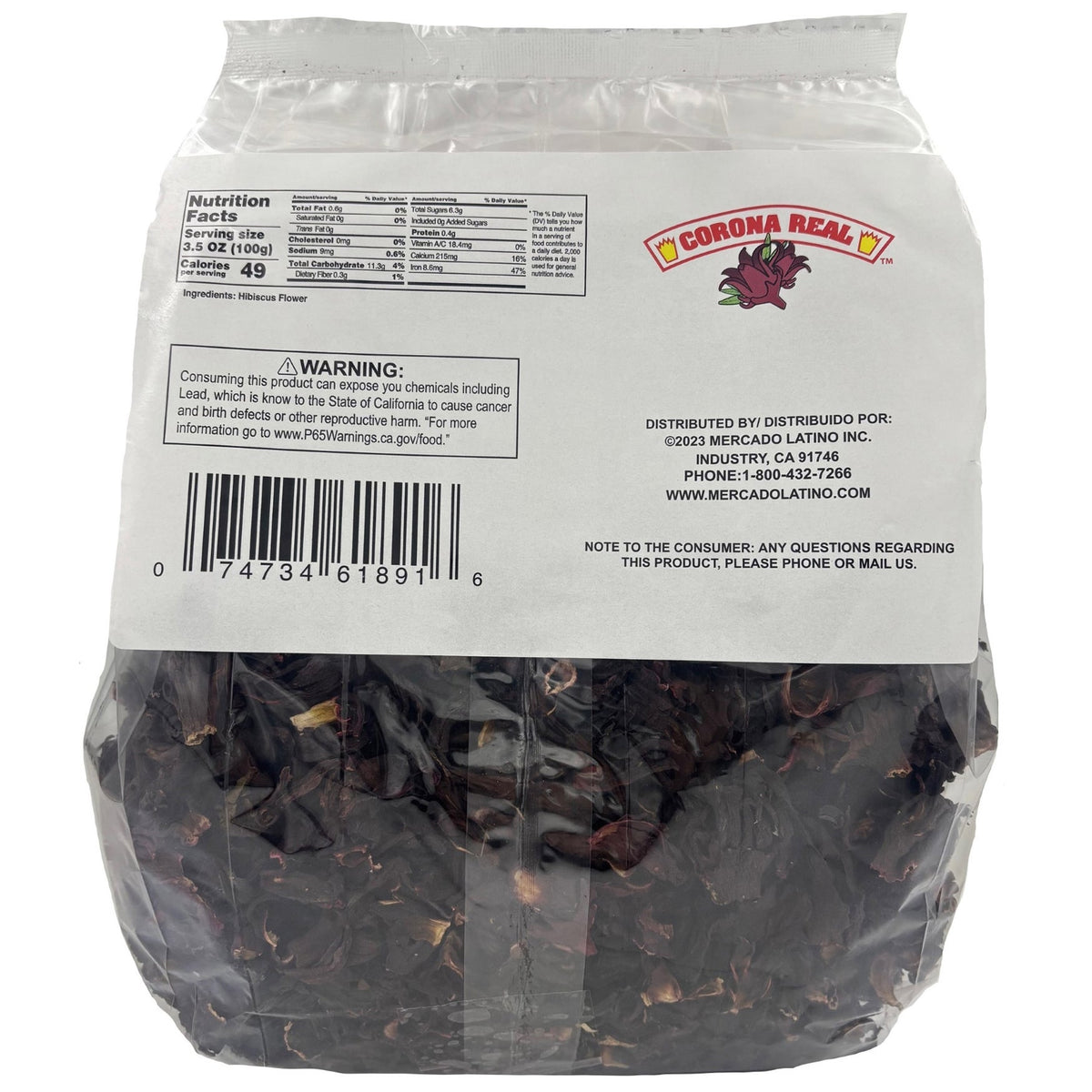 미국직구 Corona Real Jamaica Dried Hibiscus Flower, 16 oz, 2 ct