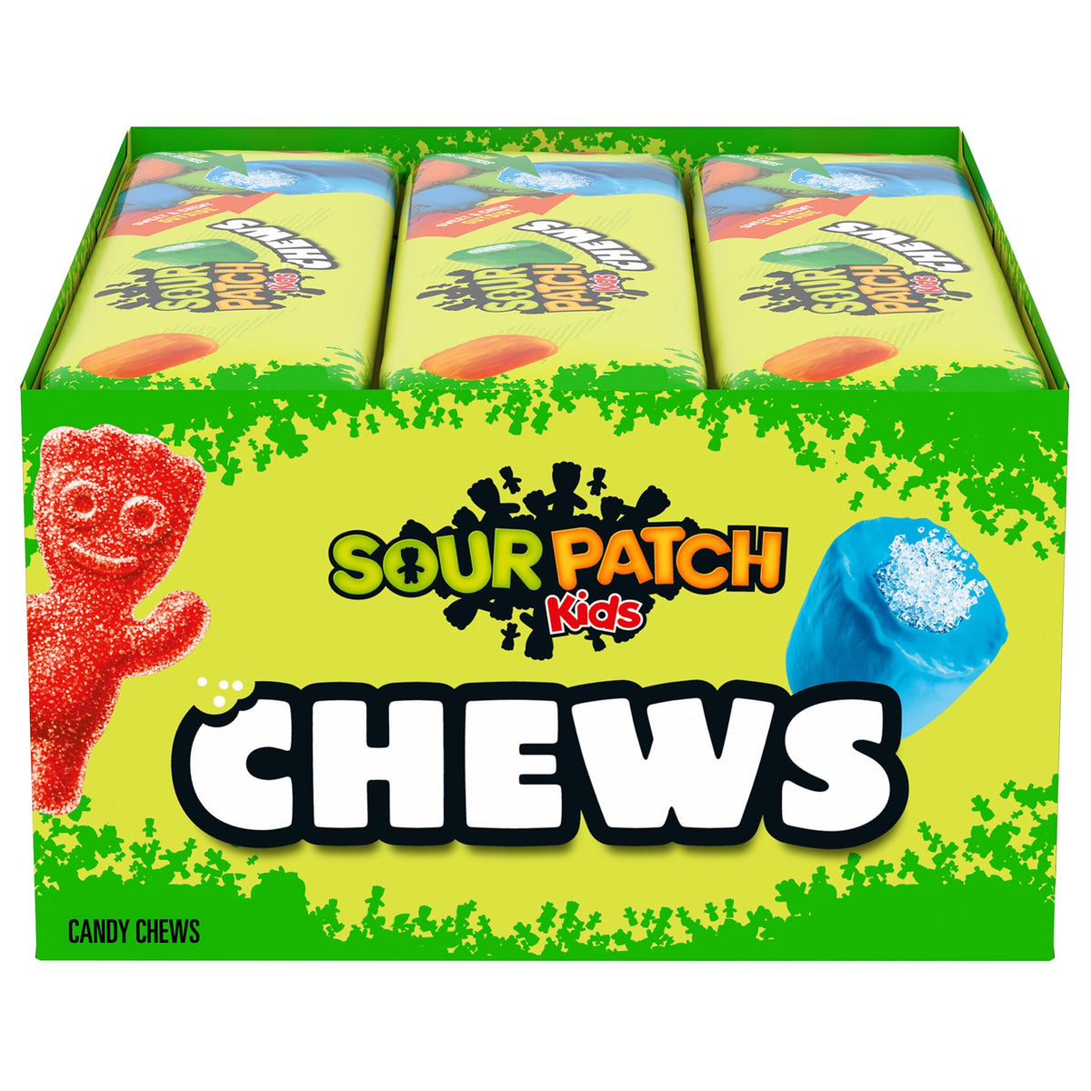 미국직구 사워패치 KIDS Chews Soft & Chewy Candy, 1.90 oz, 18 ct