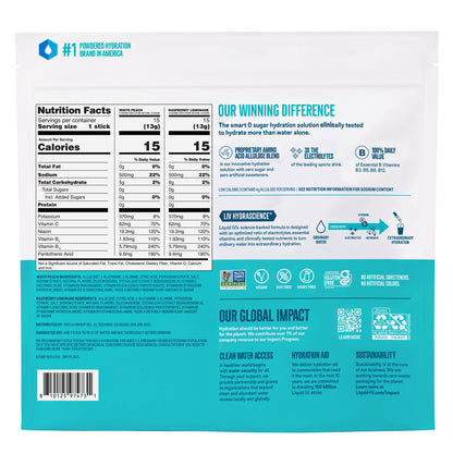 미국직구 Liquid I.V. Hydration Multiplier Electrolyte Drink Mix, Sugar Free, Variety Pack, 0.45 oz, 30 ct