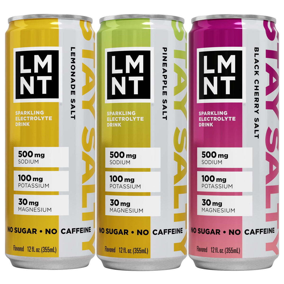 미국직구 LMNT Sparkling Electrolyte Drink, Variety Pack, 12 fl oz, 15 ct