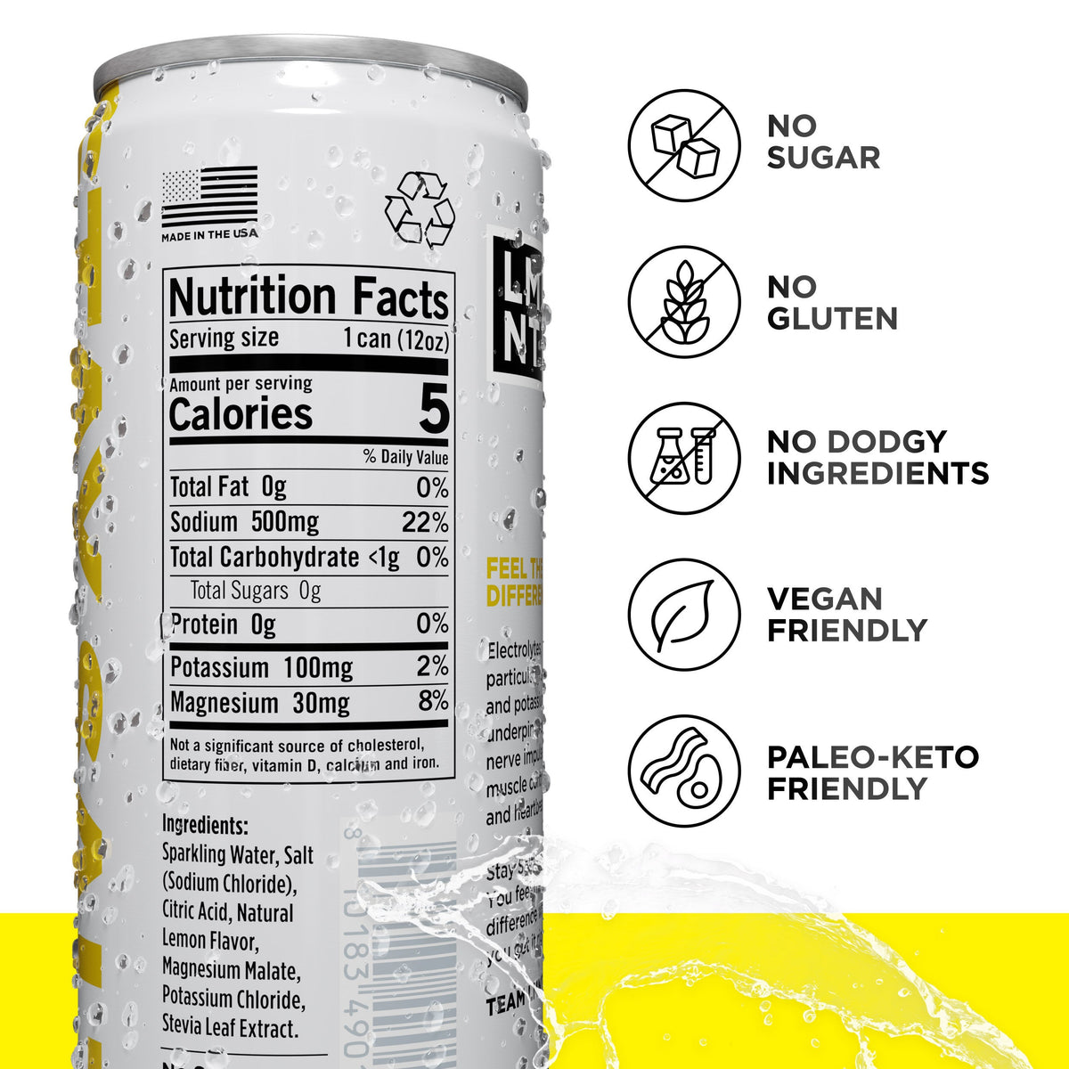 미국직구 LMNT Sparkling Electrolyte Drink, Variety Pack, 12 fl oz, 15 ct