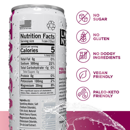 미국직구 LMNT Sparkling Electrolyte Drink, Variety Pack, 12 fl oz, 15 ct