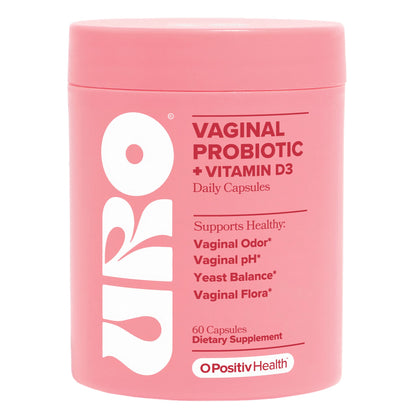 미국직구 유로 유산균 URO Vaginal Probiotic + Vitamin D3, 60 Capsules