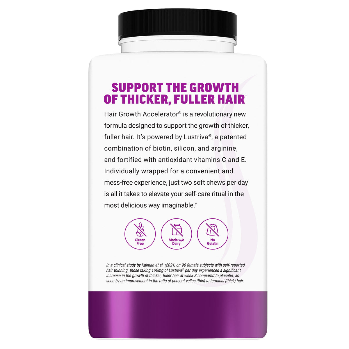 미국직구 영양제 Force Factor Hair Growth Accelerator, 90 Soft Chews