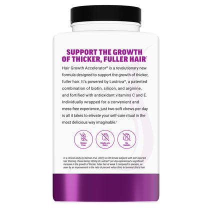 미국직구 영양제 Force Factor Hair Growth Accelerator, 90 Soft Chews