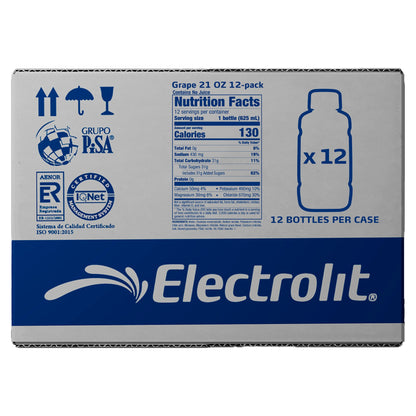 미국직구 Electrolit Electrolyte Beverage, Grape, 21 fl oz, 12 ct