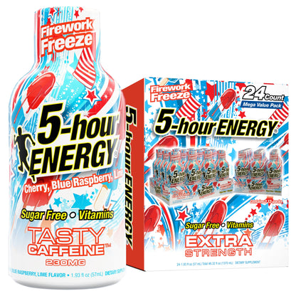 미국직구 5-hour ENERGY Shot, Extra Strength, Firework Freeze, 1.93 fl oz, 24 ct