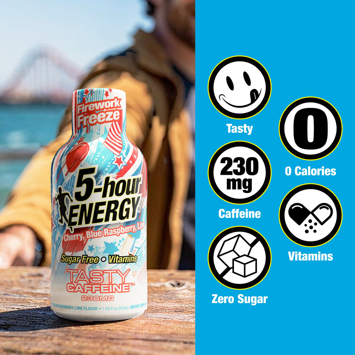 미국직구 5-hour ENERGY Shot, Extra Strength, Firework Freeze, 1.93 fl oz, 24 ct
