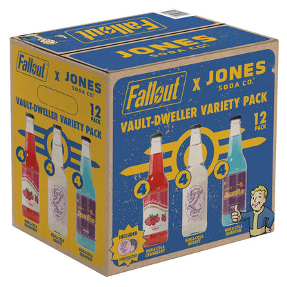 미국직구 Jones Soda Fallout Vault-Dweller Variety Pack, 12 fl oz, 12 ct