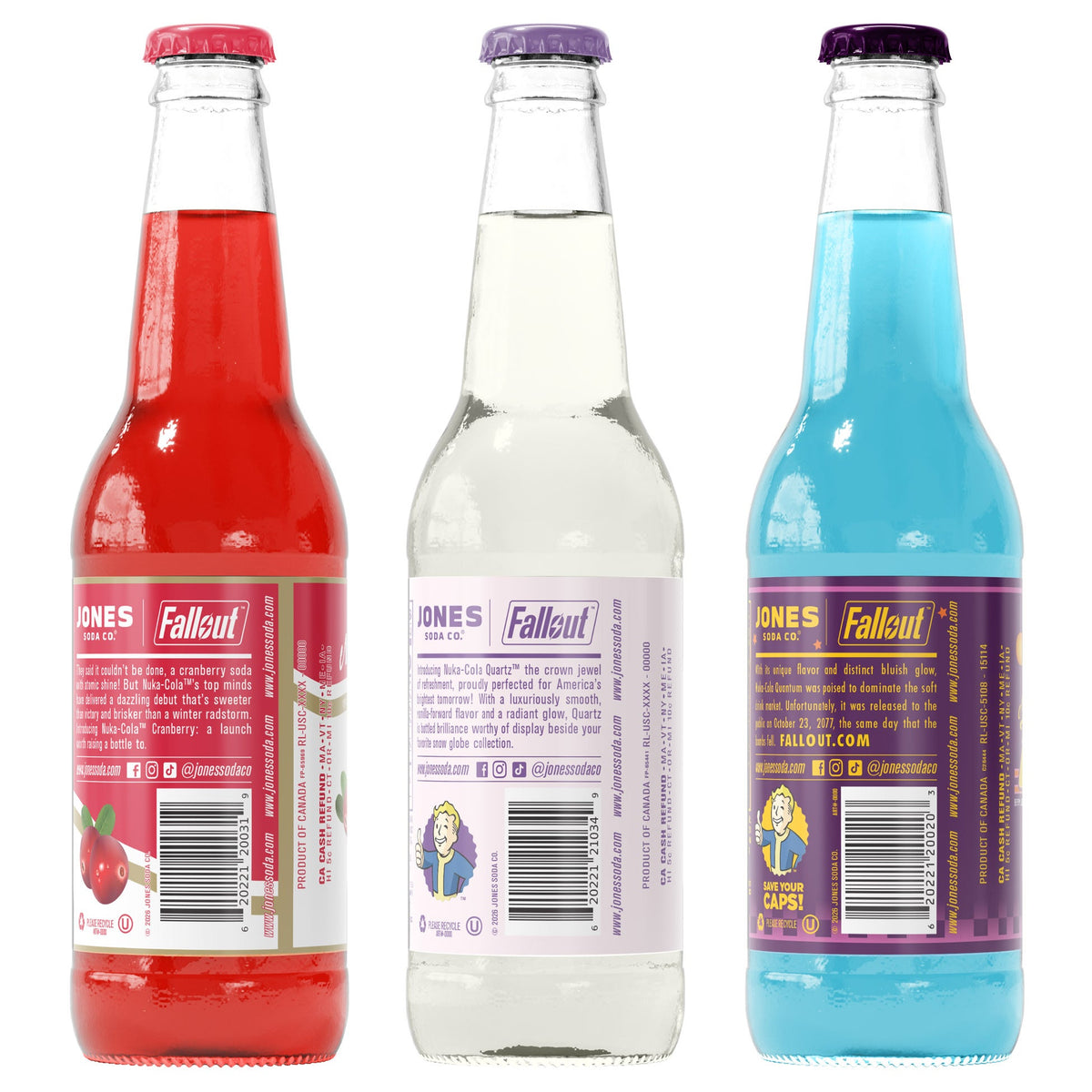 미국직구 Jones Soda Fallout Vault-Dweller Variety Pack, 12 fl oz, 12 ct