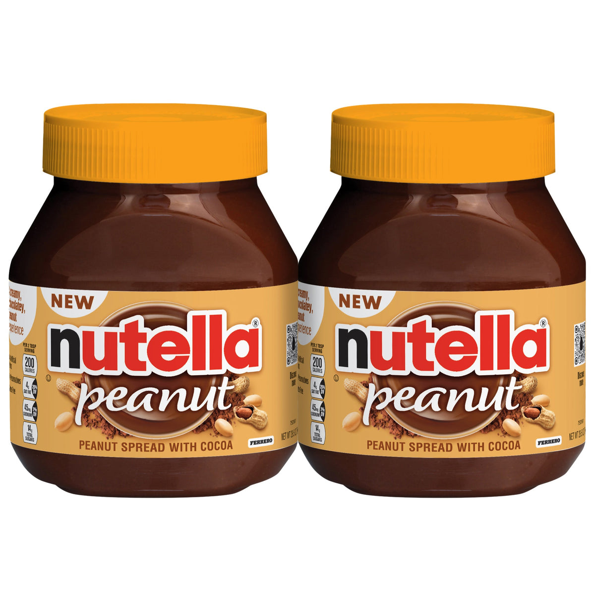 미국직구 Nutella Peanut Spread with Cocoa, 26.5 oz, 2 ct