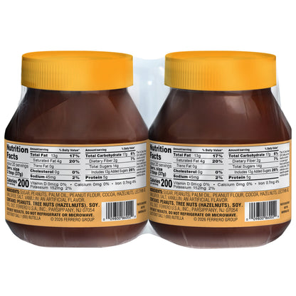 미국직구 Nutella Peanut Spread with Cocoa, 26.5 oz, 2 ct