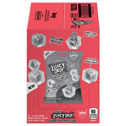 미국직구 Juicy Drop Gummy Mystery Cube, 3.5 oz, 12 ct