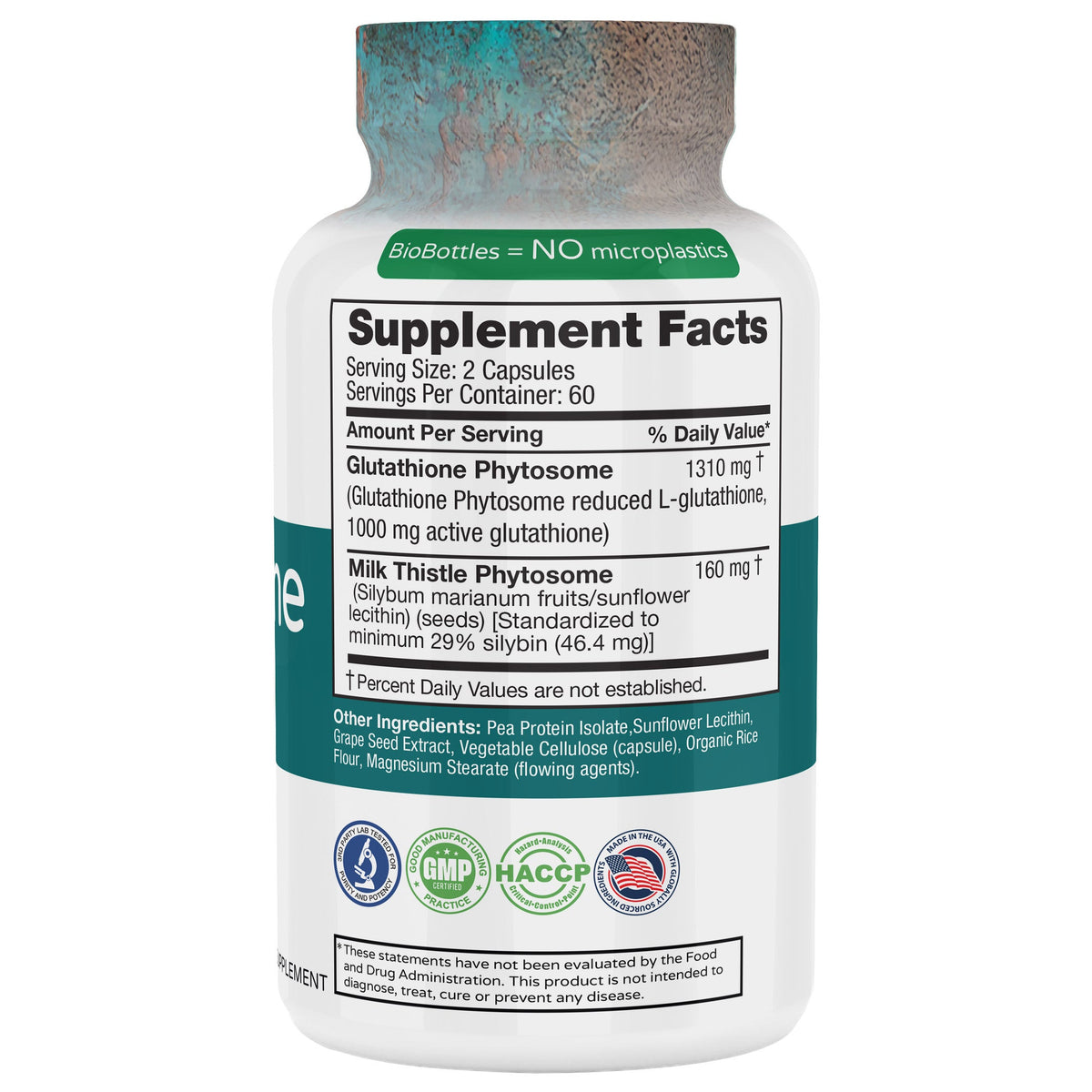 미국직구 영양제 FEELGOOD Glutathione Phystosome, 120 Vegan Capsules